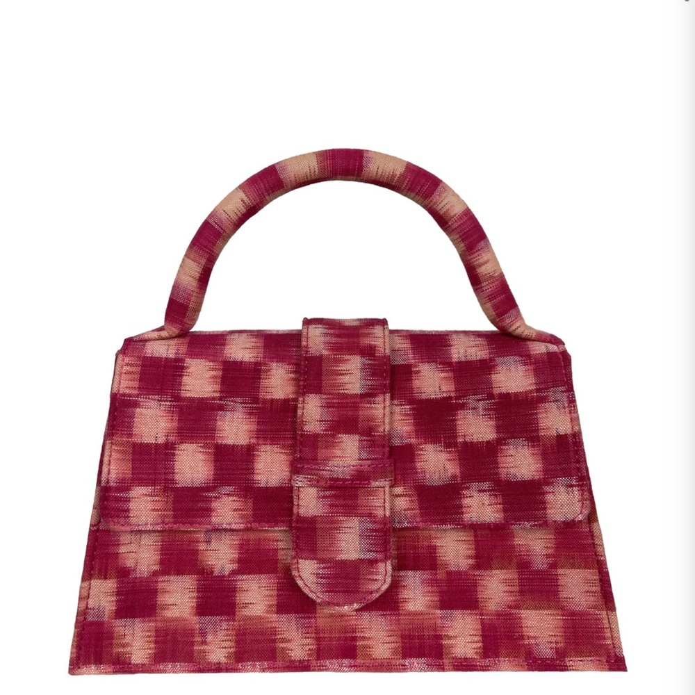 De Castro “checkmate” Cream and Red Mini Bag